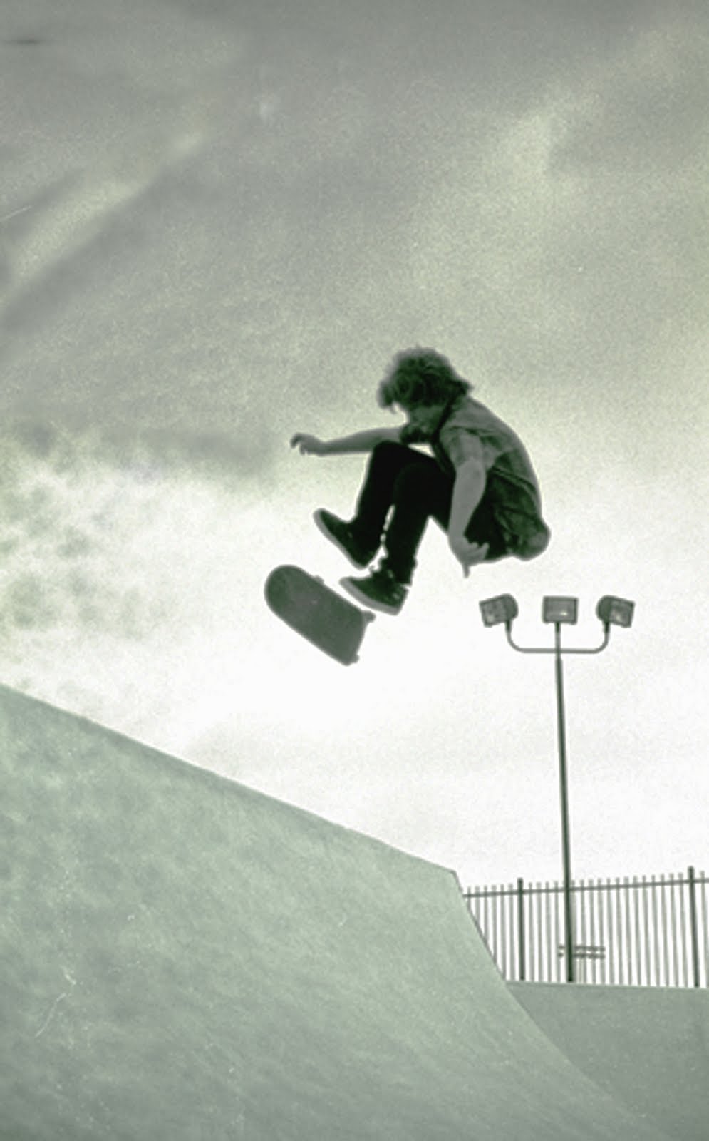 Doing A Kickflip