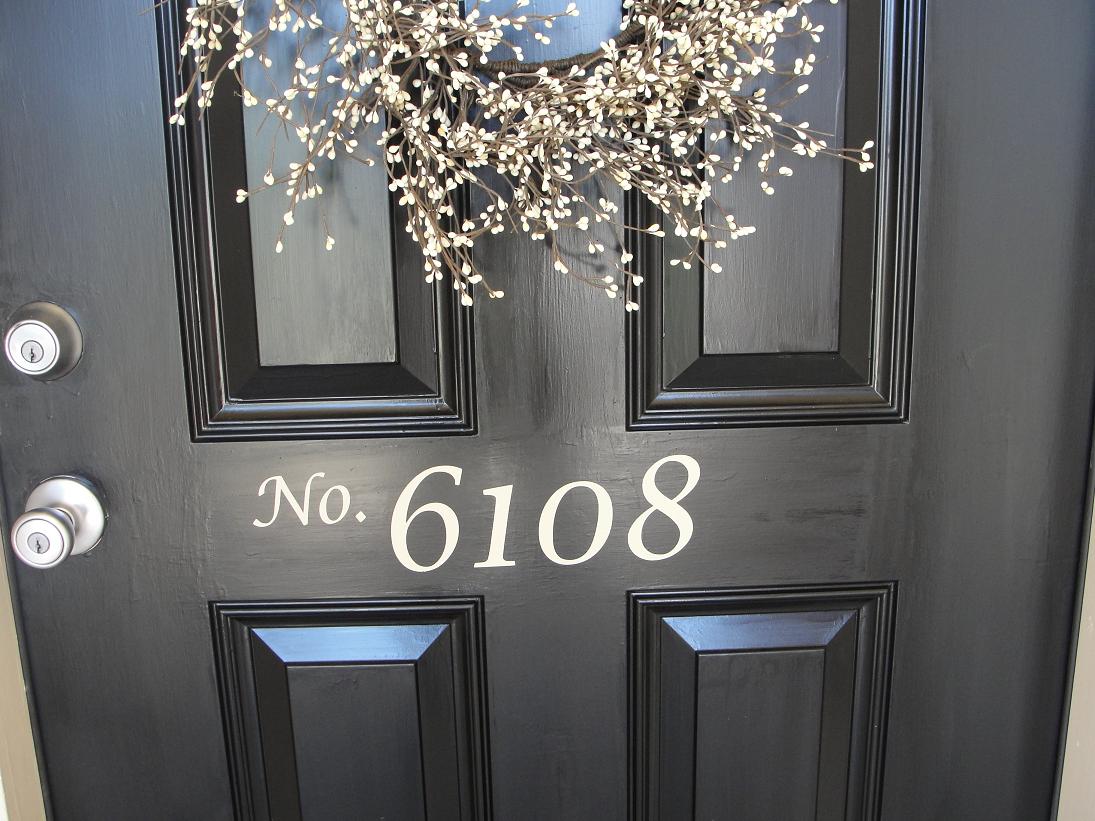 Piccadilly Peddlers Front Door House Numbers 33 off