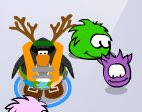 Purple Puffle Dancing