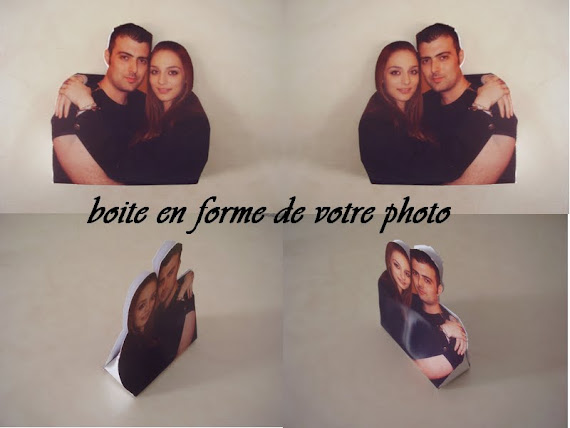 boite en forme de votre photo