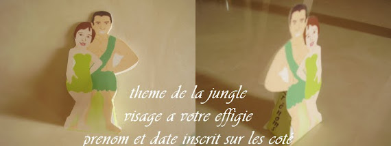 boite a votre effigie sur le theme de la jungle