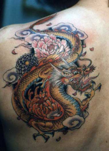 dragon phoenix tattoos. Traditionally the dragon is