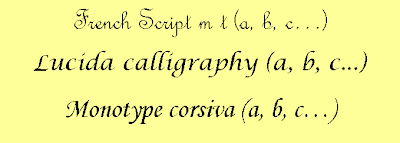Police moitié script moitié cursive pour cycle 1
