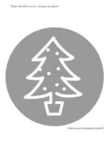Sapin de Noël Graphisme: suivre un chemin préscolaire PS TPS Sapin de Noël Graphisme: suivre un chemin préscolaire PS TPS