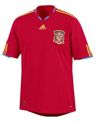 uniforme da Seleção da Espanha