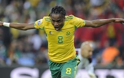 Tshabalala, autor do primeiro gol da Copa do Mundo da África