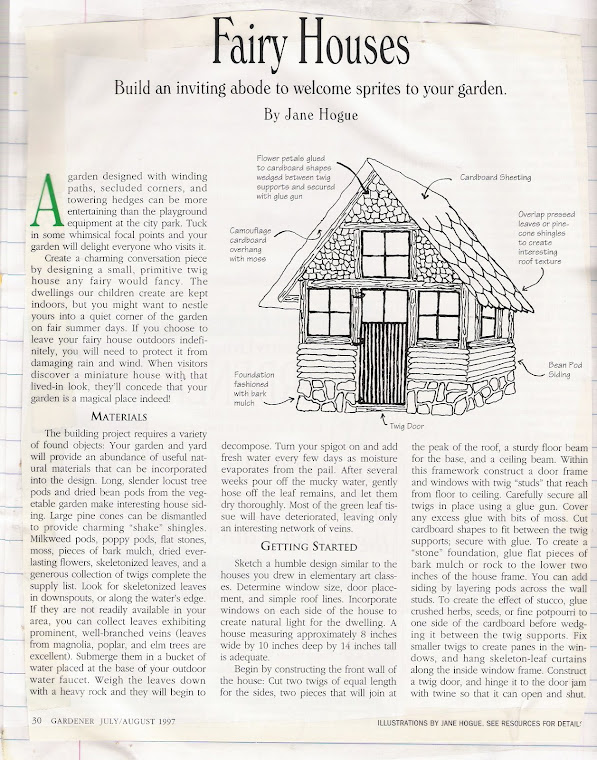 How to Build a Fairy House