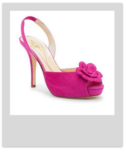  choose these italian suede playforms from kate spade in hot pink with 