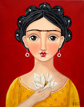 Frida with Flower
