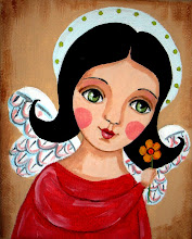 Angel with flower
