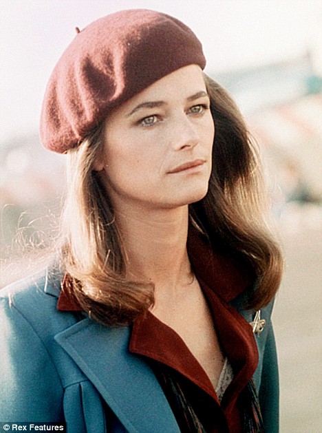 Charlotte Rampling wore the beret with ease during the 1970s