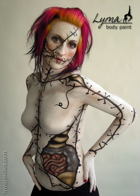 Best Halloween Arts Body Painting 2011