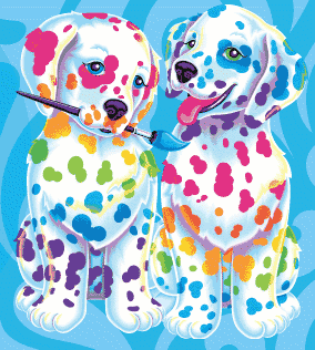 Lisa Frank Coloring on Lisa Frank Inspired Series   Spotty   Dotty Paws