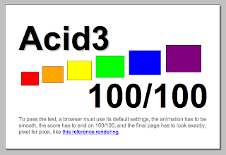 Acid3, according to Wikipedia,