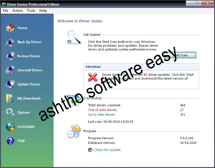 Ms driver crack keygen serial torrent software p2p. . Driver Genius Profes
