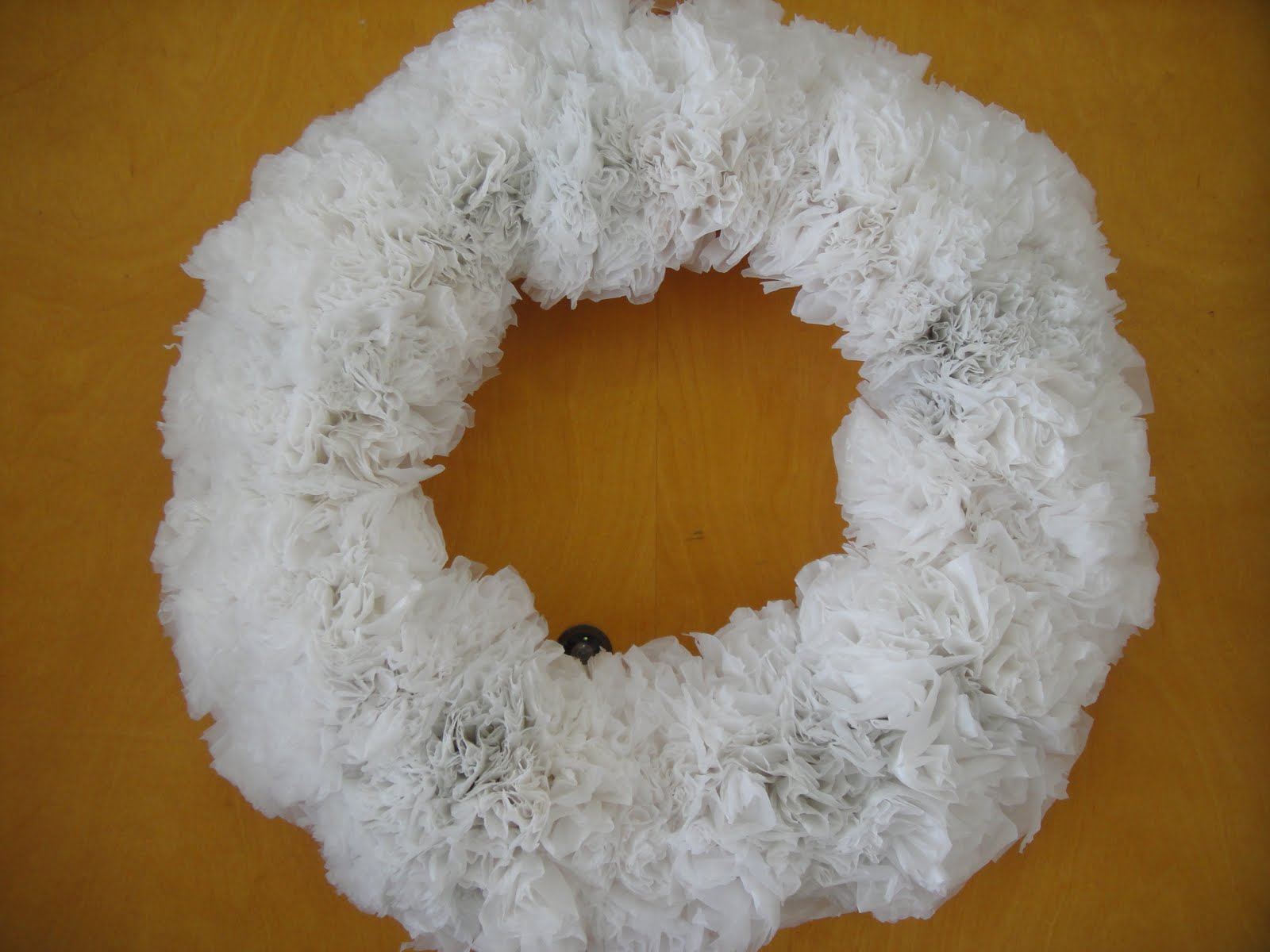 Economical Me Plastic Bag Wreath