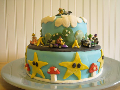 Mario Kart Birthday Cake on Made This For My Sons Seventh Birthday  I Used Marshmallow Fondant