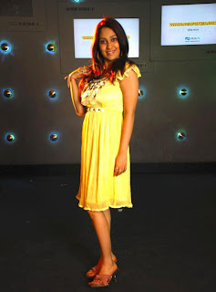 Ankitha Latest Spicy and Hot Photos in yellow dress