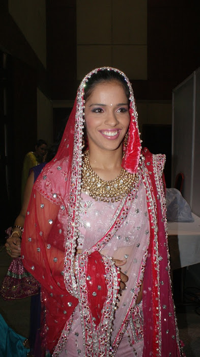 exclusve sania nehwal in bridal rwalk latest photos