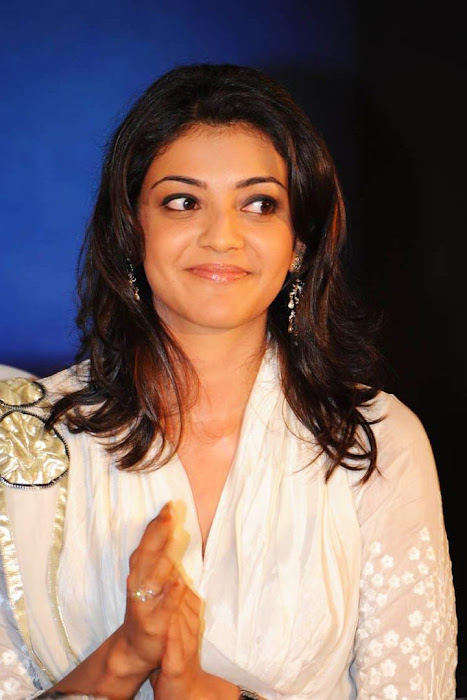 kajal agarwal bouncy looks robo music launch actress pics