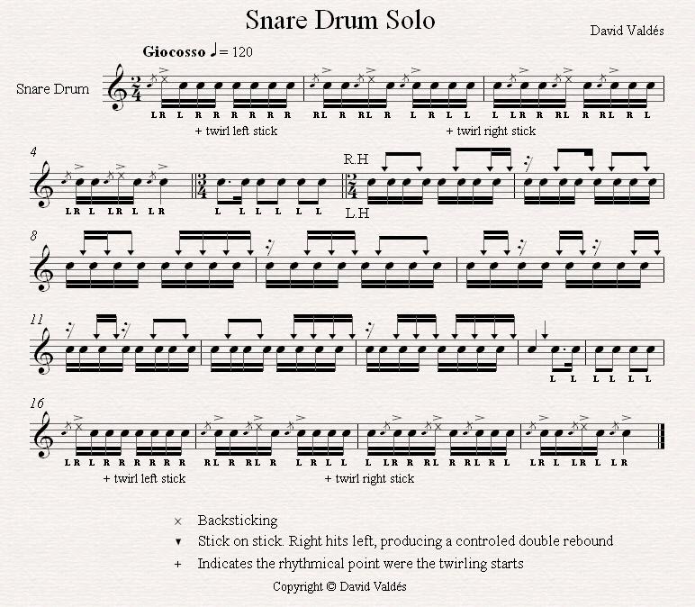Snare Solo