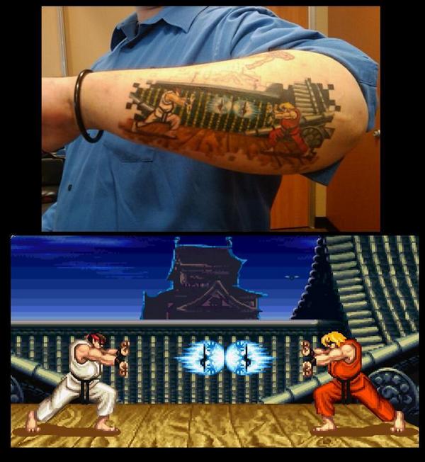 tatuaje white. Awesome Street Fighter Tattoo. Les dejo un video con cosplay de Cammy White 