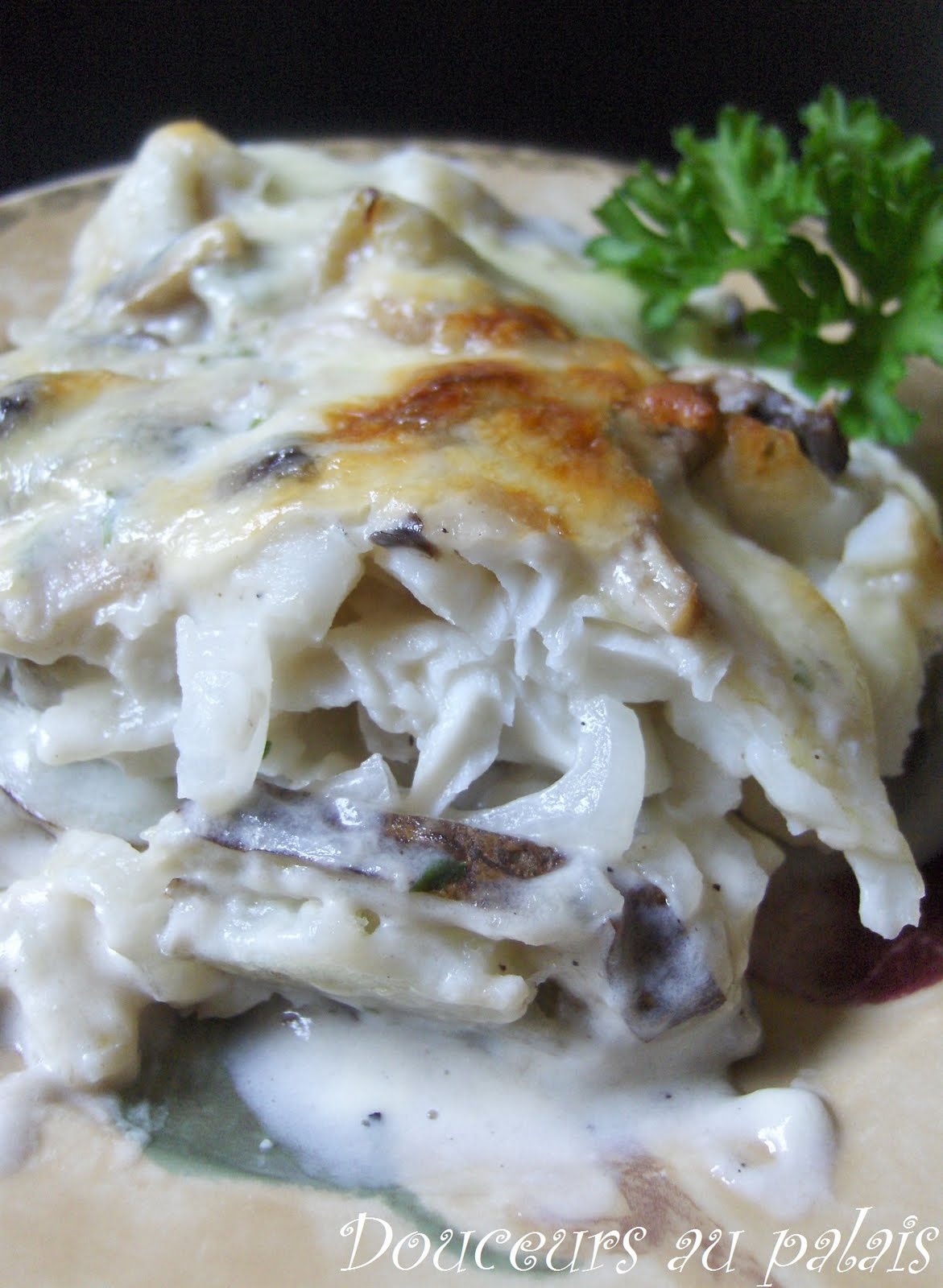 Douceurs au palais Gratin de sole