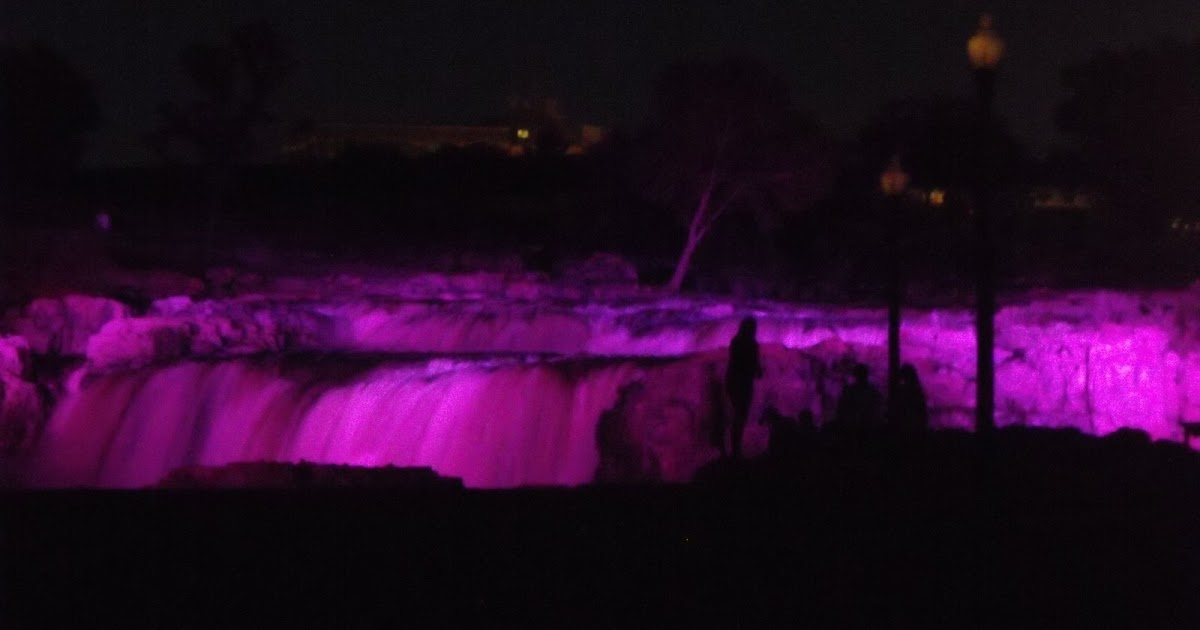 Falls Park Light Show 2025
