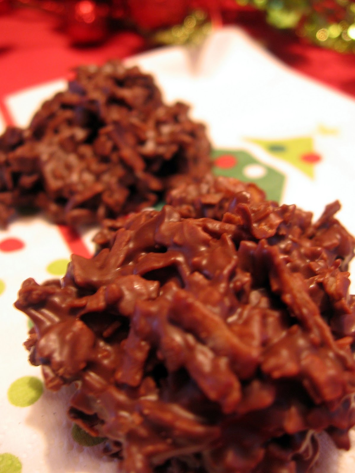 cookin' up north Dark Chocolate Haystacks