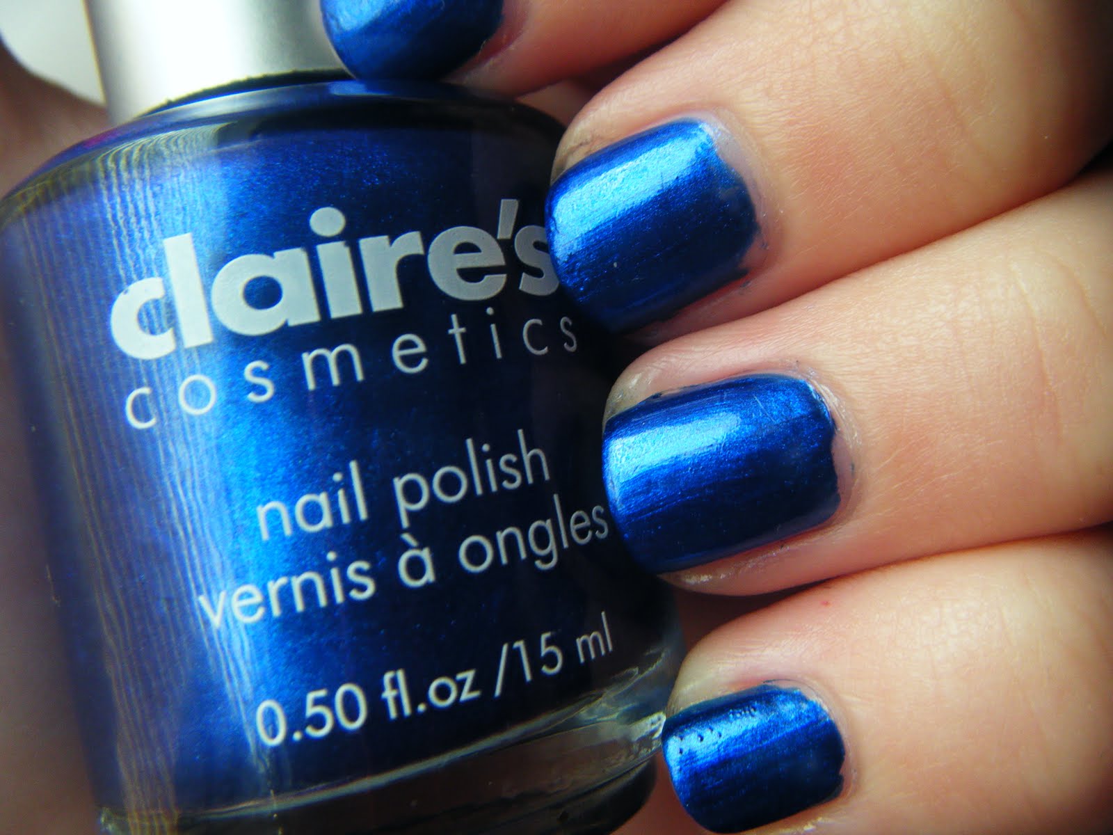 claire's blue hair spray