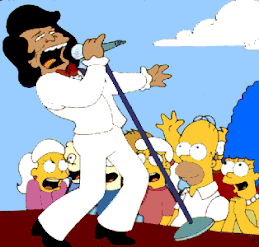 James Brown in the simpsons