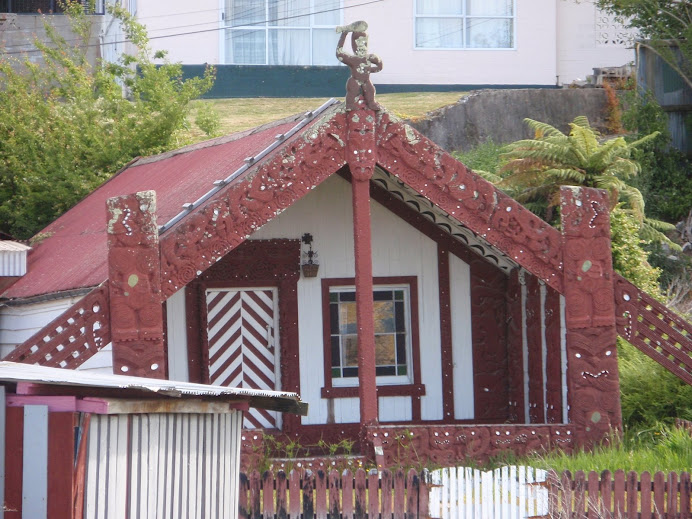 altes Maori Haus