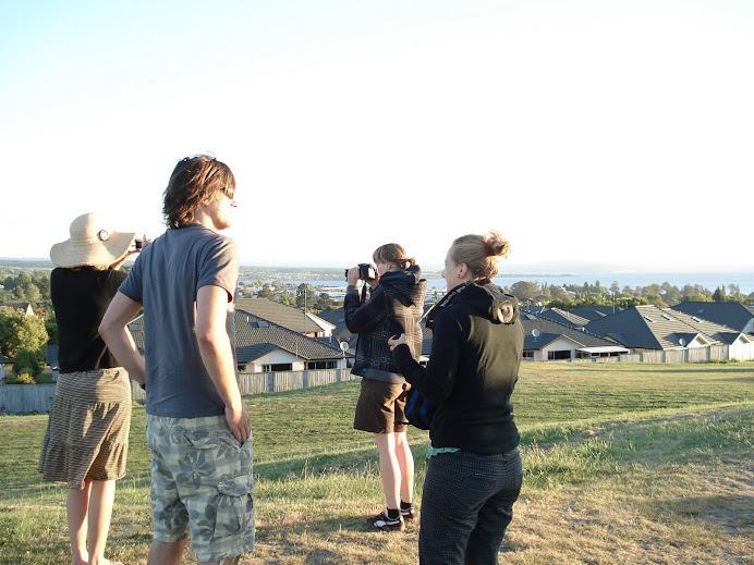 Blick ueber lake Taupo!