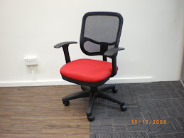 Low back mesh chairs