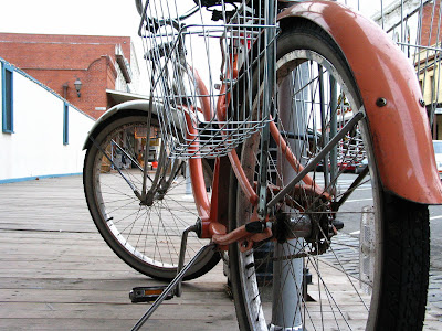 Image of cool bike in Old Sacramento
