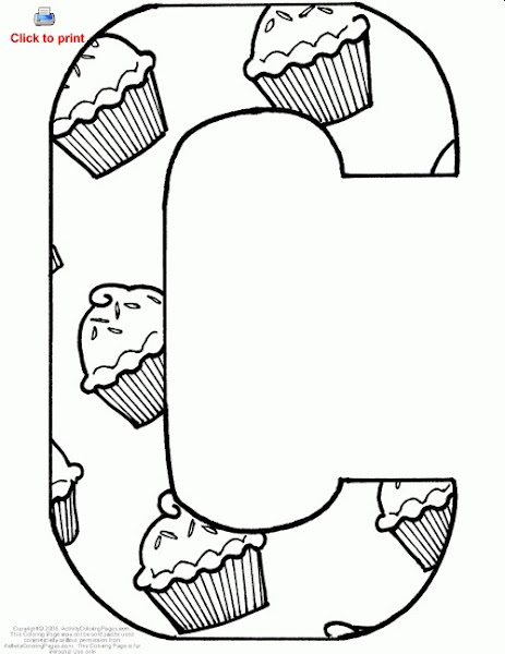 Letter C Coloring Pages