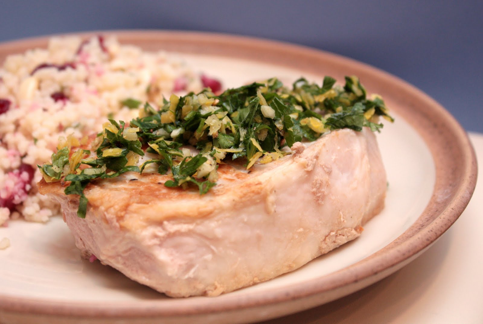 APPLE A DAY LemonParsley Pork Chops