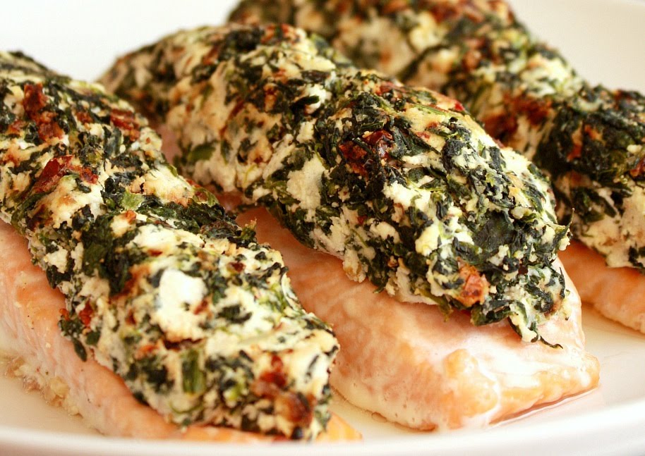 APPLE A DAY Salmon Florentine