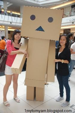 Danbo Cosplay on Danbo Or Danboard Is A Robot Costume Made Of Cardboard From The