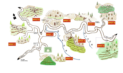 Banaue Map, Luzon Philippines