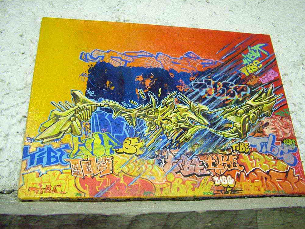 Canvases+graffiti