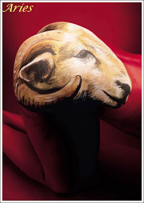 Paintings of Aries Star Signs: