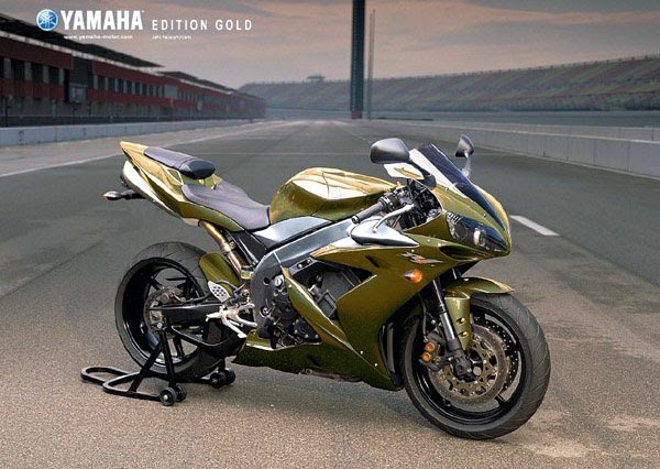 Yamaha R1 Gold Edition Motorcycle Modification