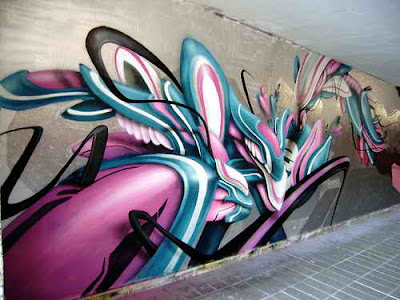 Graffiti Characters And 3D Street Art Graffiti