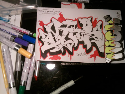 Sketch Graffiti Alphabet by Nick XXX