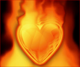 Nothing else matters, it is just this fiery heart burning with love and thankful for all blessings