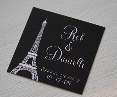 To continue on with their Paris garden themed wedding Danielle and Rob 