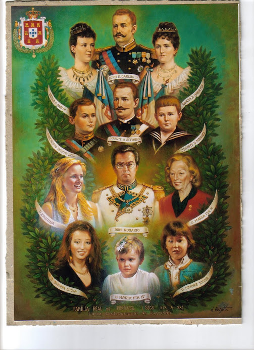 LA VERA, LEGITTIMA E COSTITUZIONALE FAMIGLIA REALE DEL PORTOGALLO.