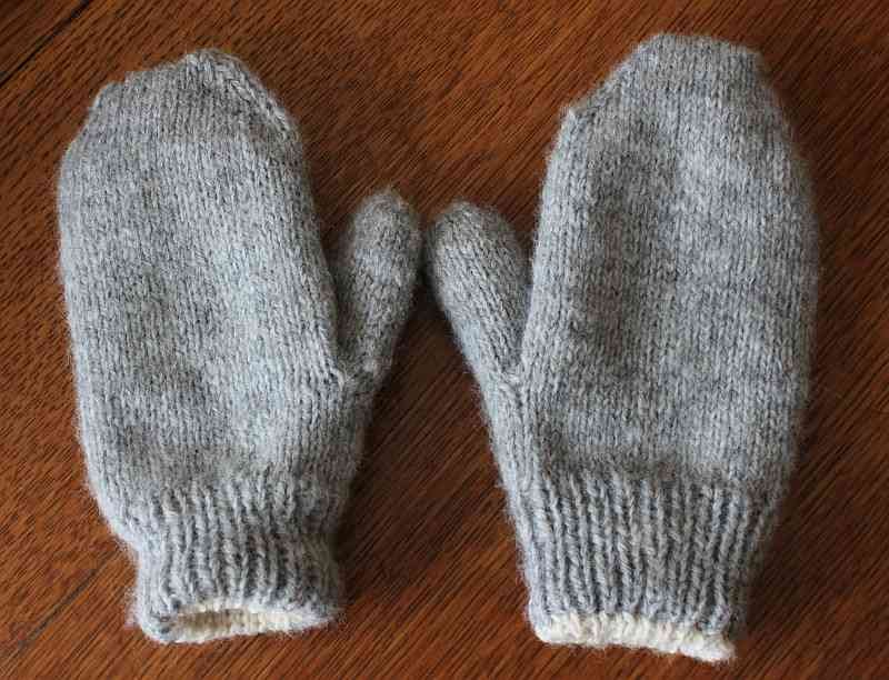 Easy Living the Hard Way Double Thick Mittens