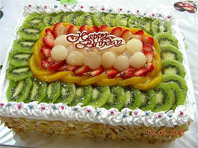 layered fruit cake